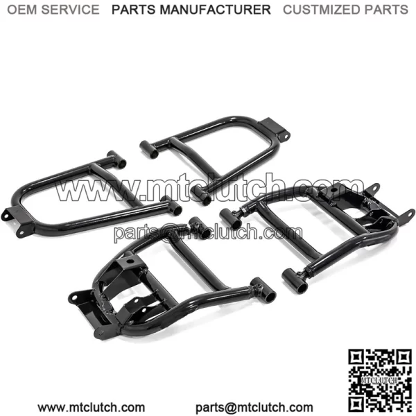 Heavy Duty High Clearance 1.5" Rear Offset A-Arms/Control Arm for Polaris Ranger Full Size XP 1000 (2017-2022) and 1000 Crew (2019-2020) - Black