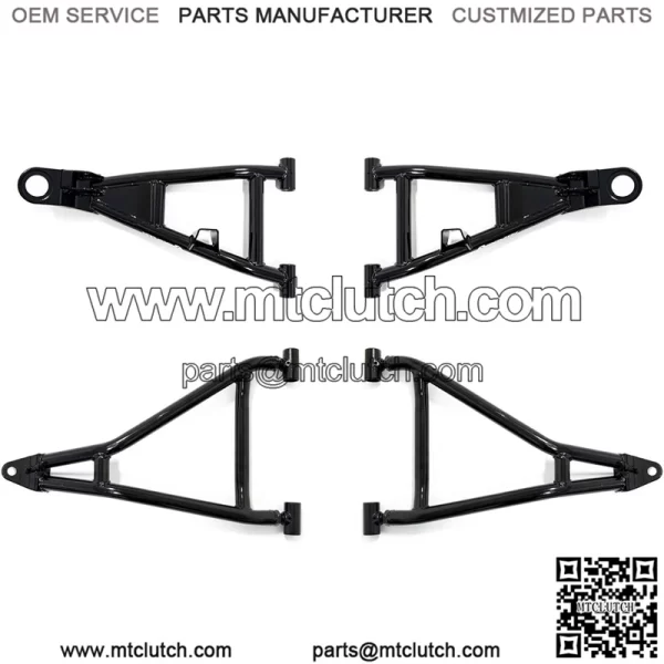 UTV High Clearance 1.5" Forward Offset A-Arms for 2020+ Kawasaki Teryx KRX 1000 | Fit up to 34" Tires | Heavy Duty 1.25" Steel Tubing | Adjustable Pivot Blocks | UV-Resistant Powder Coat