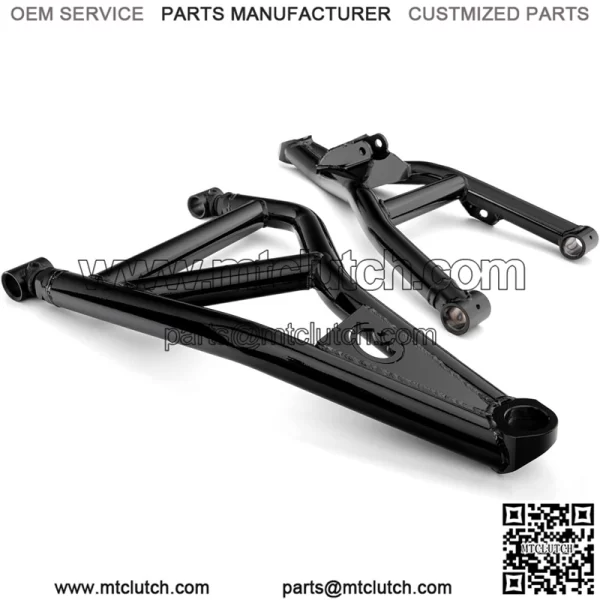 Atlas Pro High Clearance 1.5" Forward Offset A-Arms for 2021+ Can-Am Commander XT-P/XMR | Black | Fit 34" Tires | 1.5" Tubing | Adjustable Pivot Block | UV-Resistant Powder Coat