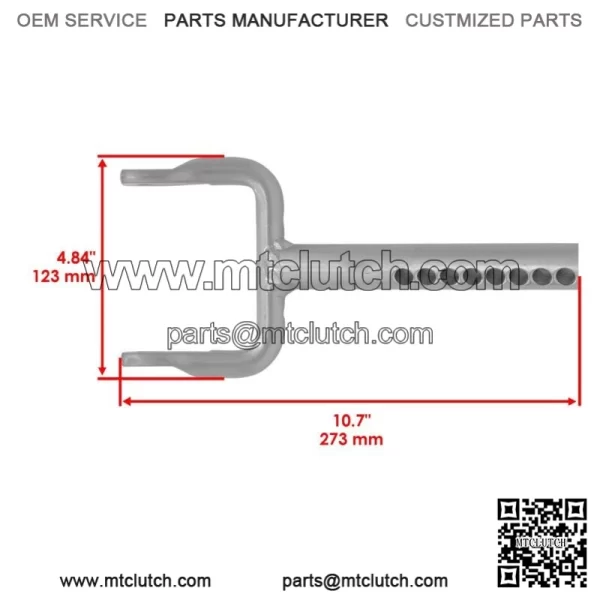 Rear Gauge Wheel Arm for John Deere X720 X724 X728 X740 X744 X748 LVA16505 48" - Image 2