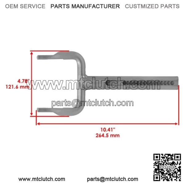 Rear Wheel Arm Fork for John Deere X710 X730 X734 X738 X739 X750 54" AM148156 - Image 3