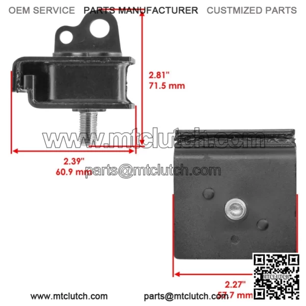 Engine Mount Dampers For Yamaha Rhino 700 YXR700F 4x4 FI 2008-2009 2011-2012(For: Yamaha Rhino 700) - Image 2