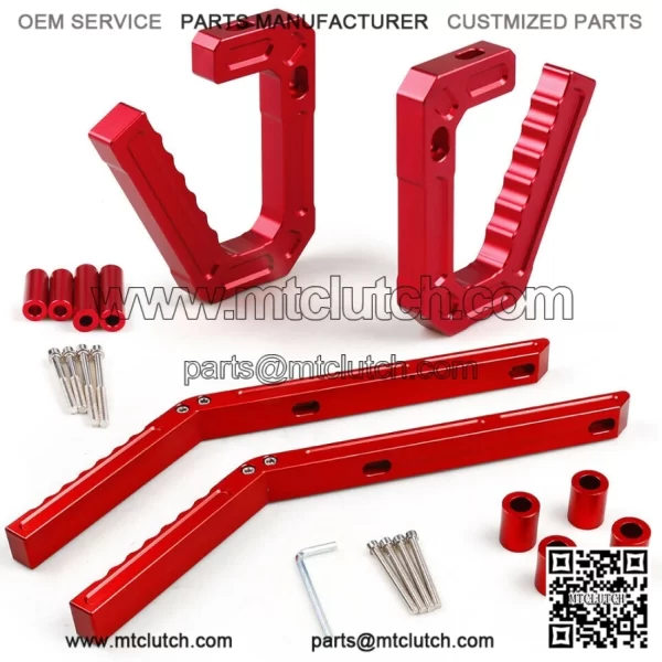 07-18JK Wrangler front and rear armrests#red