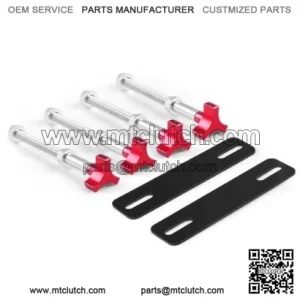 Mud escape plate mounting bracket 1# (145mm) red