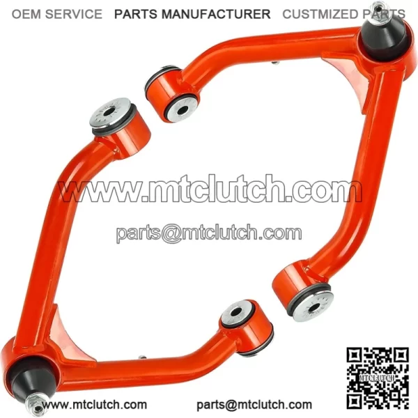 For 2-4" Lift Front Upper Control Arms w/Ball Joint Compatible with 1999-2006 Chevy Silverado 1500/GMC Sierra 1500, 2000-2006 Suburban 1500 Chevy Tahoe/GMC Yukon 2PCs-Red
