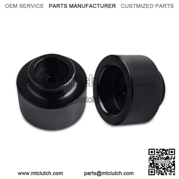 Rear Lift 2 inch Leveling Kit for Chevrolet Avalanche 1500 2001-2018,Tahoe, for Suburban 1500 2" Rear Lift Aircraft Billet Coil Spring Spacers 2WD 4WD Black - Image 2