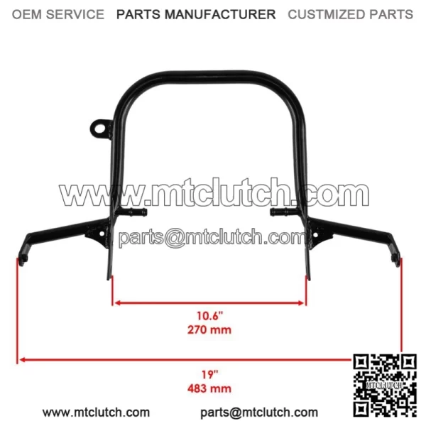 Rear Carrier Grab Bar For Yamaha Raptor 700 YFM700 SE 2008-2012 1S3-2845R-31-00 (For: Yamaha Raptor 700) - Image 2