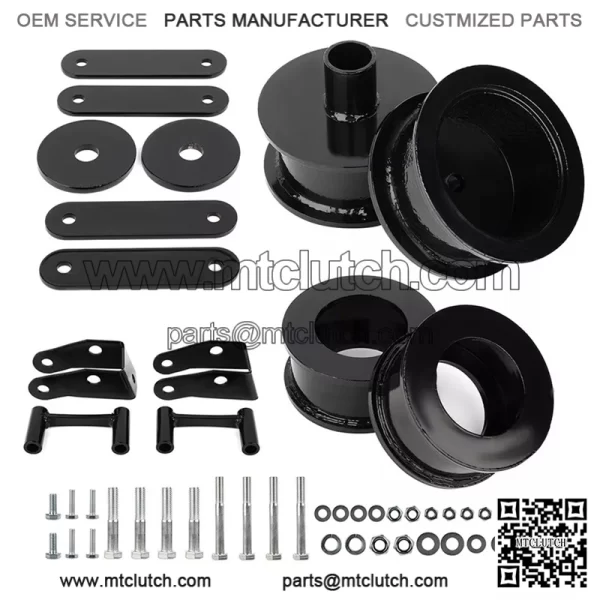 2.5" Front 2" Rear Leveling Kit & Shock Extender For Jeep Wrangler - Image 2