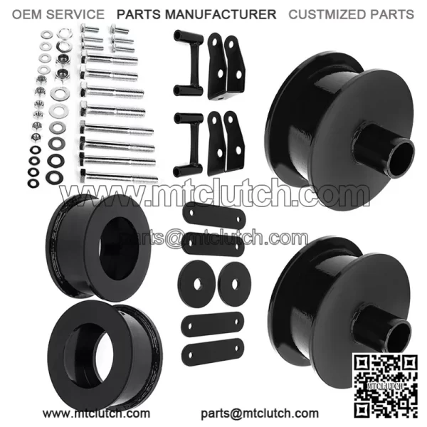 2.5" Front 2" Rear Leveling Kit & Shock Extender For Jeep Wrangler - Image 3