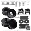 2.5" Front 2" Rear Leveling Kit & Shock Extender For Jeep Wrangler - Image 4