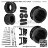 2.5" Front 2" Rear Leveling Kit & Shock Extender For Jeep Wrangler - Image 5