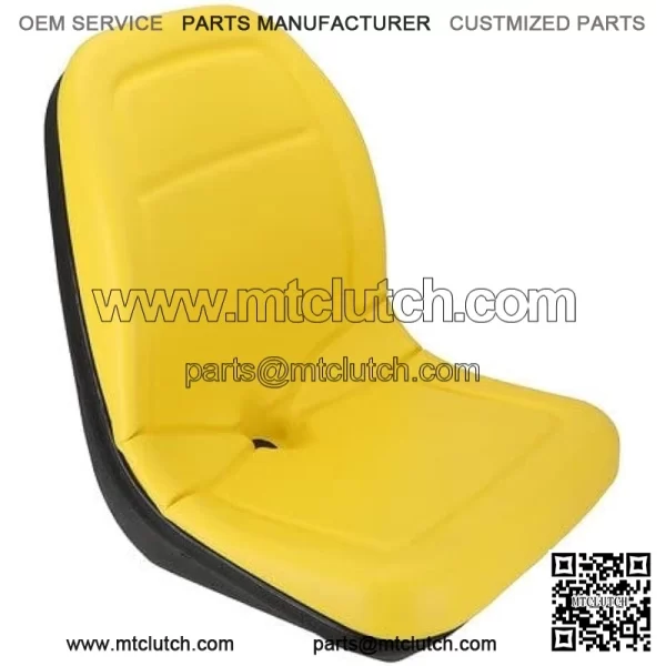 Bucket Seat Vinyl Yellow Bobcat Dresser fits John Deere 4720 4520 2520 70 4700 4320 270 4400 4710 3120 240 250 320 fits Case 440 450 420 430 90XT fits Gehl fits Case IH fits Caterpillar fits Montana - Image 4