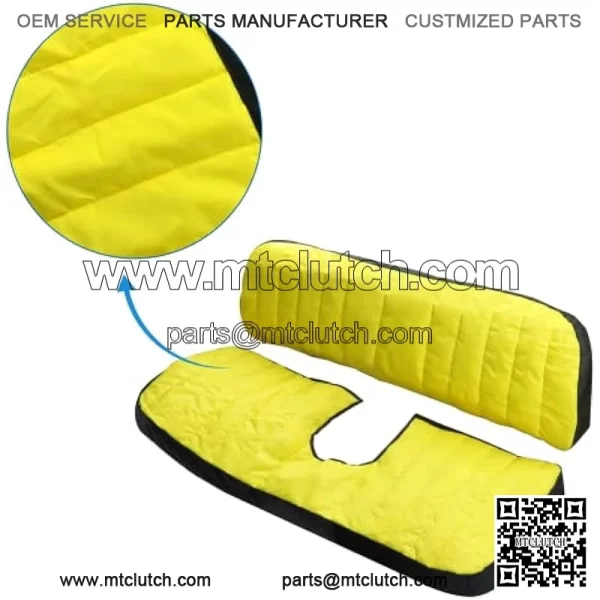 Bench Seat Protect Cover Compatible for John Deere Gator 560 and 590 XUV's Mid-Size Yellow - Image 3