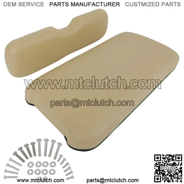 Buff Golf Cart Front Seat Cushion Set Fits EZGO TXT High Quality