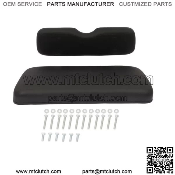 For EZGO TXT Balck Golf Cart Front Cushion Set Seat Kits