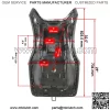 Complete Seat Black for Polaris Sportsman 800 4x4 6x6 2005-14 Except Touring, X2 For: Polaris Sportsman 800 - Image 2