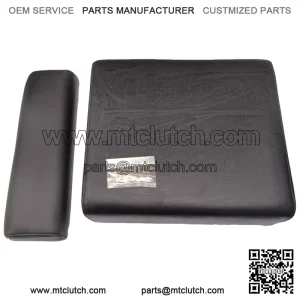Black Backrest And Seat Cushion Set Fits John Deere M MT 40 320 330 420 430 435