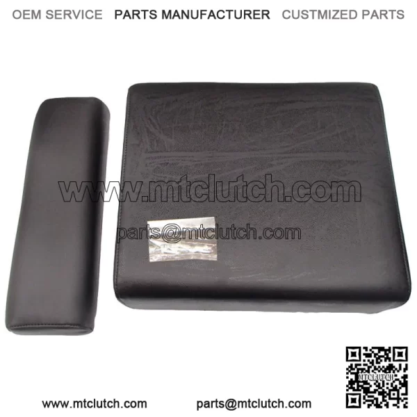 Black Backrest And Seat Cushion Set Fits John Deere M MT 40 320 330 420 430 435