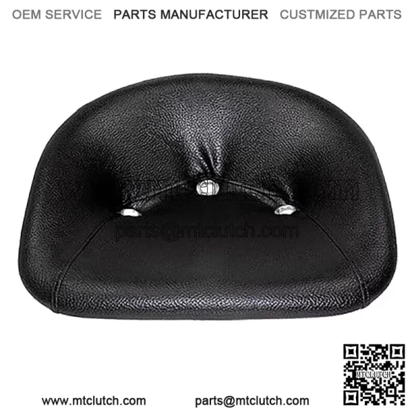 Tractor Seat, Black Padded Pan Style - 3 Holes, 2 Bolt 469-200001 2420469-200001