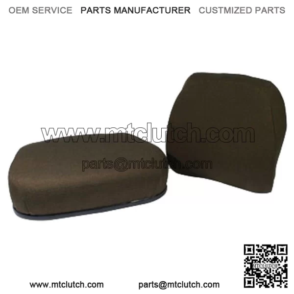Brown Fabric Seat Cushion Set Fits John Deere 2350 2550 4050 4250 4450 4650 4850