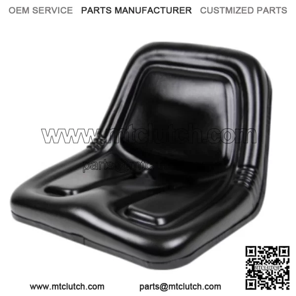 Durable Black High-Back Tractor Seat for Mowers Utility Vehicles and More