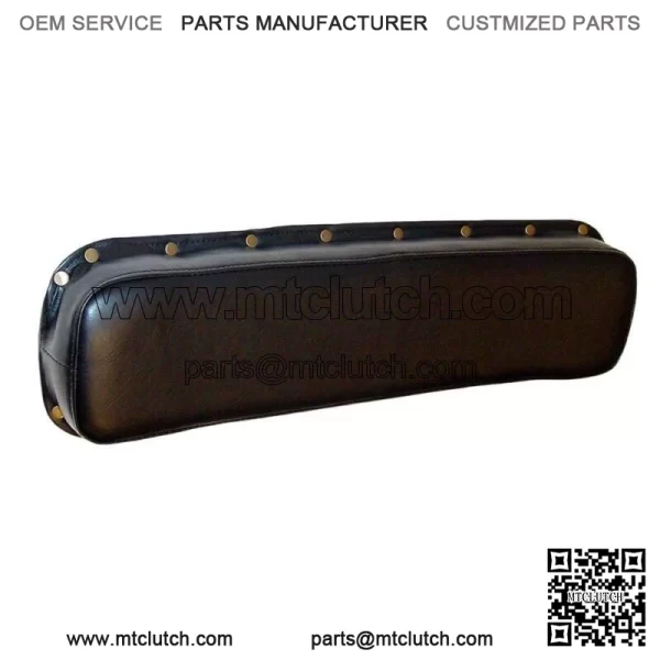 Black Back Rest Seat Cushion w/ Brass Rivets Fits John Deere A B D G R