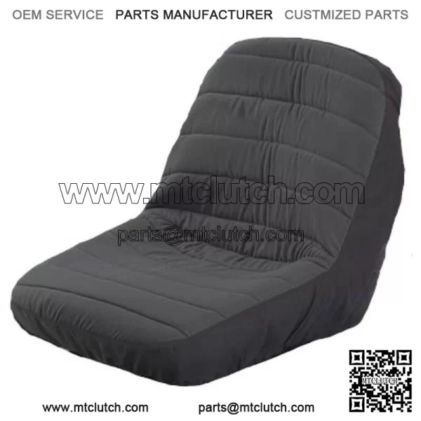 One New Seat Cover Replacement For Riding Lawn Tractors Fits Backrest Up to 15"