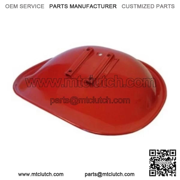 AMIHHMS Seat Red and White Vinyl Fits IH Fits FARMALL H M Tractors