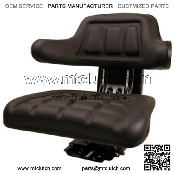 Black Universal Seat for Hesston Fiat Leyland Long Tractor