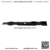 6 Mower Blades Mulching for Poulan 531307223 42" Decks - Image 2