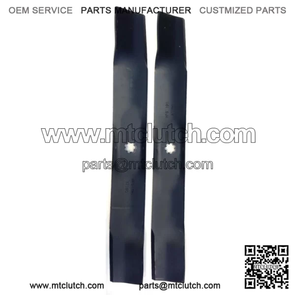 Set of 2 Blades for John Deere 42" Decks Code AM141034
