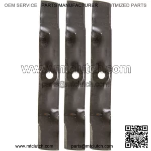 John Deere UC22009 Mower Blades 3-Pack 48" Deck GX 325 355 X 300 320 LT 180 Z425