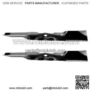 2PK Oregon Replacement Blade for 42" John Deere Z335E, Z345M, Z345R