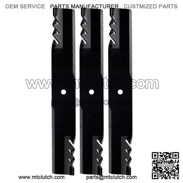 Oregon 396-706 Gator G6 Blades for John Deere 325 335 345 425 445 w/ 54" 3-PACK