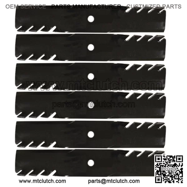 6 Fits Bobcat Mower Deck Mulch Blades - 48'' - Pro Fits CAT