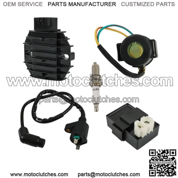 CDI Ignition Coil Rectifier Relay Kit for Honda Recon 250 TRX250 TE/TM 1997-2004