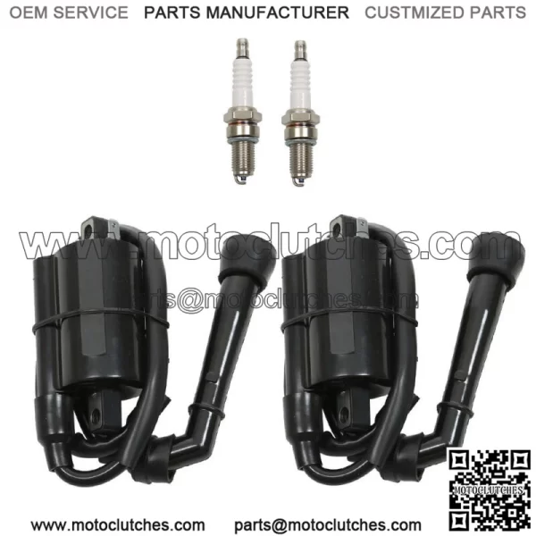 2x Ignition Coil Spark Plug For Suzuki Intruder VS700GL VS750GLP VS800GL 1986-04