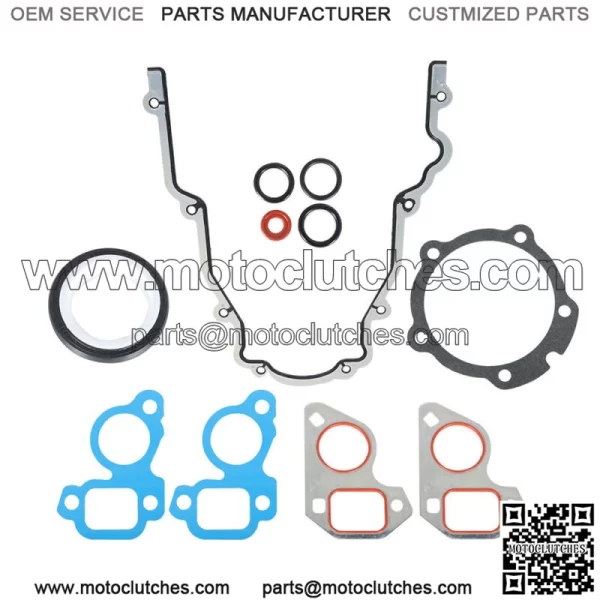 For GM Chevy LS Vortec 4.8 5.3 5.7 6 Front Timing Cover Gasket Set LS1 LS2 LS3