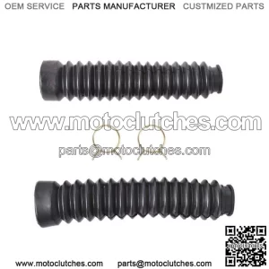 2X Motorcycle Front Fork Shock Cover Boots For  Honda CG125 1985 1986 1987