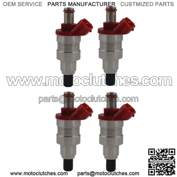 4X Fuel Injector G609-13-250 For Mazda B2600 MPV 2.6L High impedance flow match
