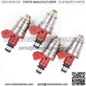4X Fuel injectors 16600-86G00 For 1990-1994 Nissan D21 1995 Pickup 2.4L 2-Door