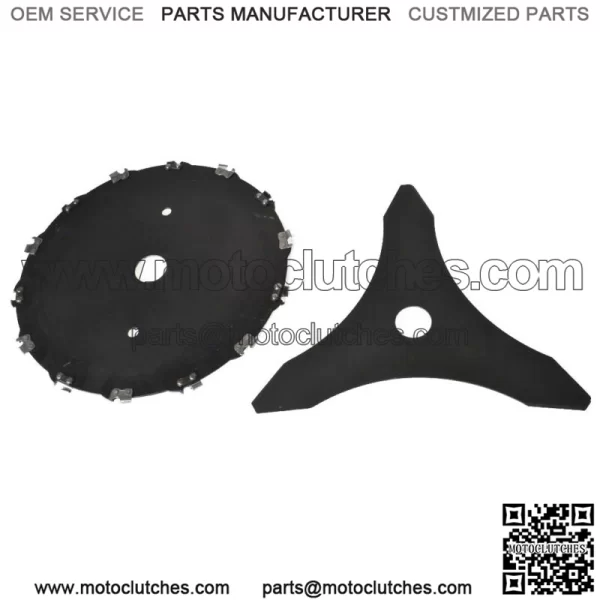 Trimmer Head 10 Inch & Chainsaw Tooth 9 Inch Steel Fits For Grass Brush Cutter