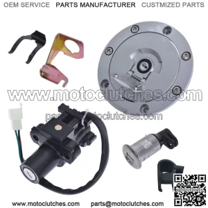 Ignition Switch Fuel Gas Cap Seat Lock For Honda CBR600F4/F4i CBR600RR CBR1100XX