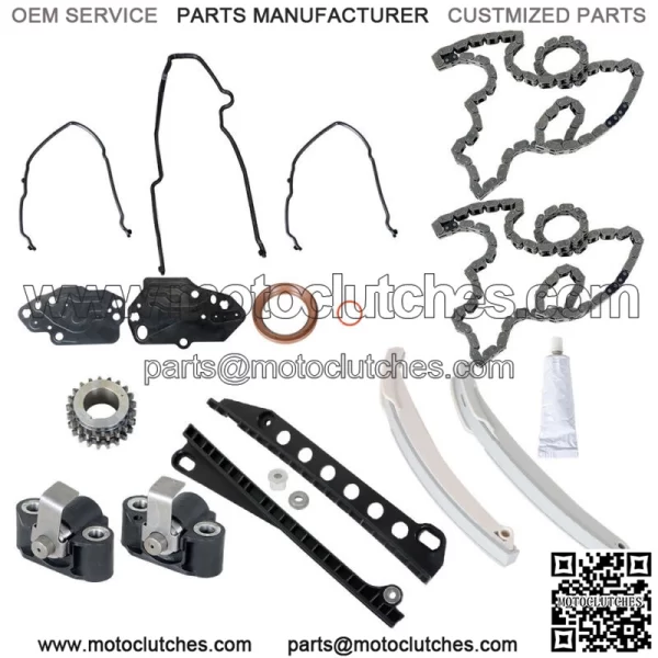 Timing Chain Kit+Cover Gaskets For 04-08 Ford F-150 F250 Lincoln 5.4L Triton 3V