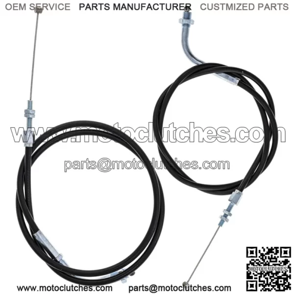 Push Pull Throttle Cable Set Kawasaki KZ1000B 550 LTD KZ550CKZ650H 650CSR (For: Kawasaki)