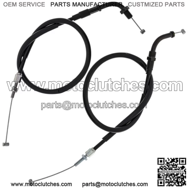 Push Pull Throttle Cable Set for Honda CBR600F2 CBR600F3 17910-MV9 (For: Honda)