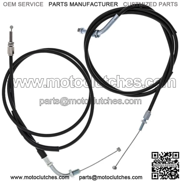 Push Pull Throttle Cable Set for Yamaha VTX1800 17910-MCH-000 (For: Honda)