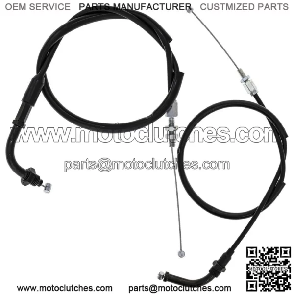 Push Pull Throttle Cable Set for Honda CBR1000RR 17910-MFL 17920-MFL (For: Honda)