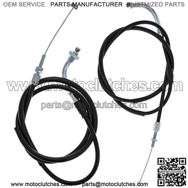 Push Pull Throttle Cable Set Honda Shadow Aero VT750 17920-MEG (For: Honda)