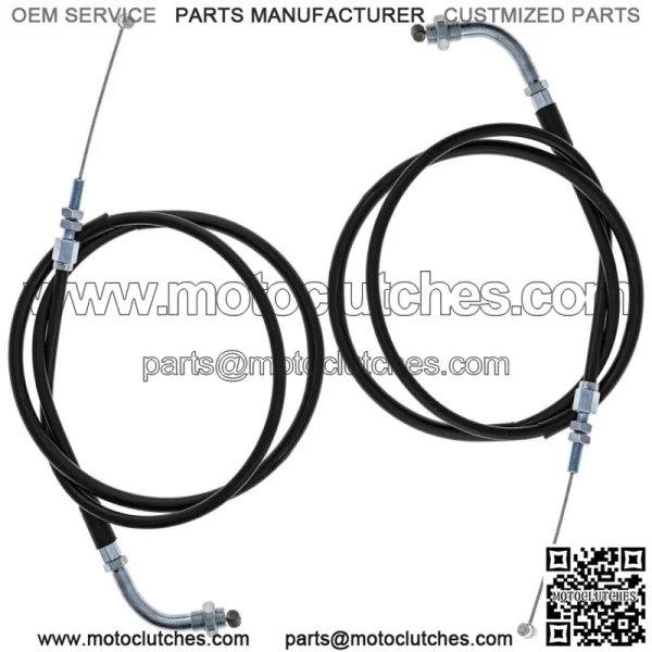 Push Pull Throttle Cable Set for Suzuki GS1000 GS750 GS850G 58300-45610 (For: Suzuki)